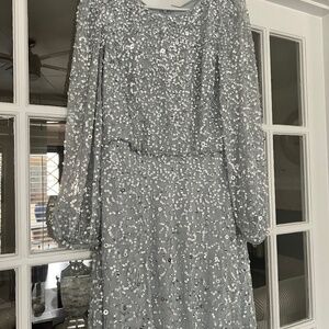 Adrianna Papell sequin dress